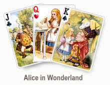 Alice in Wonderland - card set