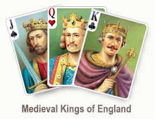 Medieval Kings of England - card set