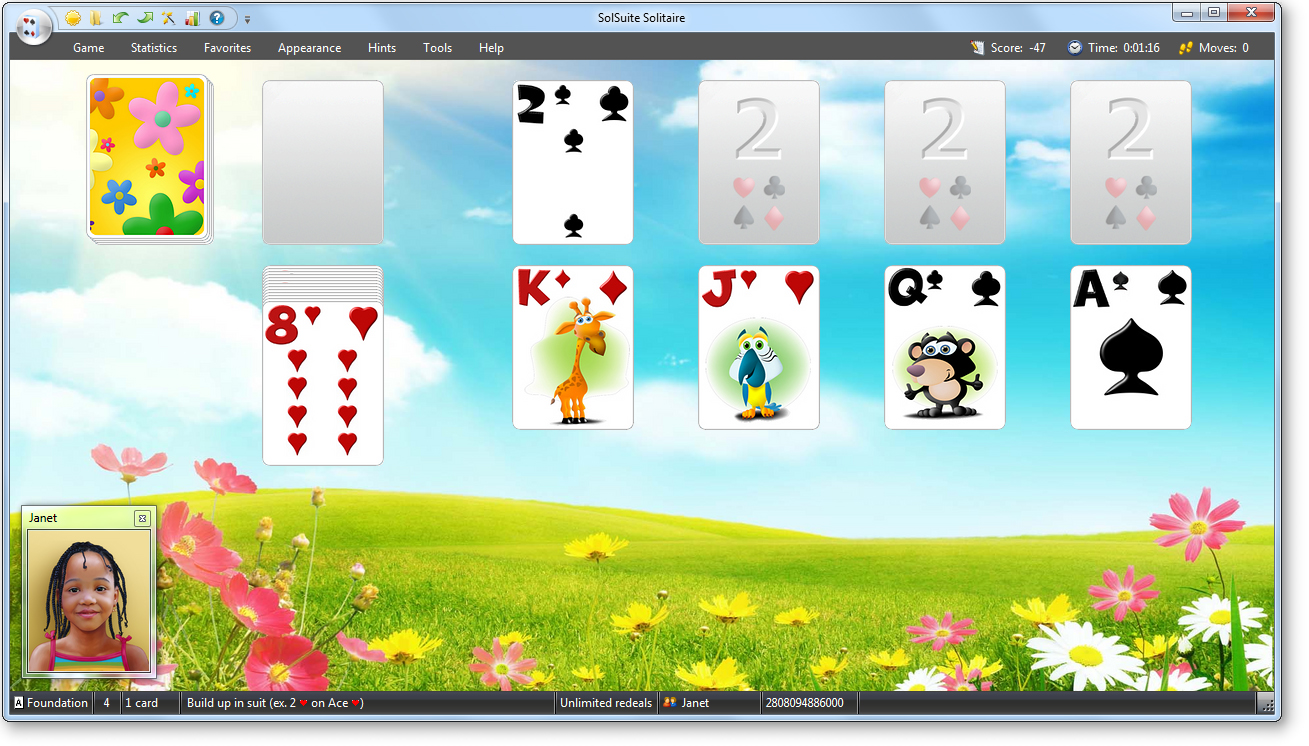 SolSuite Solitaire's Canfield Screenshot