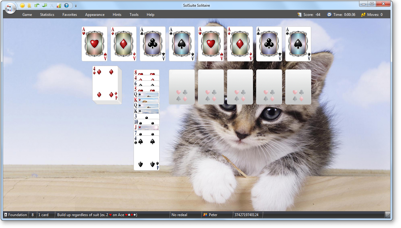 SolSuite Solitaire's - Fly Screenshot