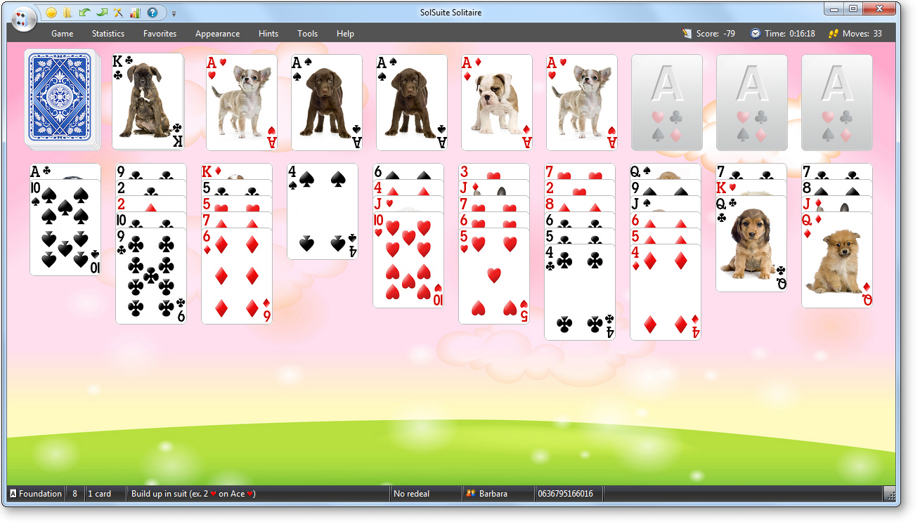 SolSuite Solitaire's  Forty Thieves Screenshot